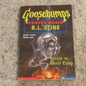 Scholastic Goosebumps Series 2000: Return to Ghost Camp - Yellow and Red Cover